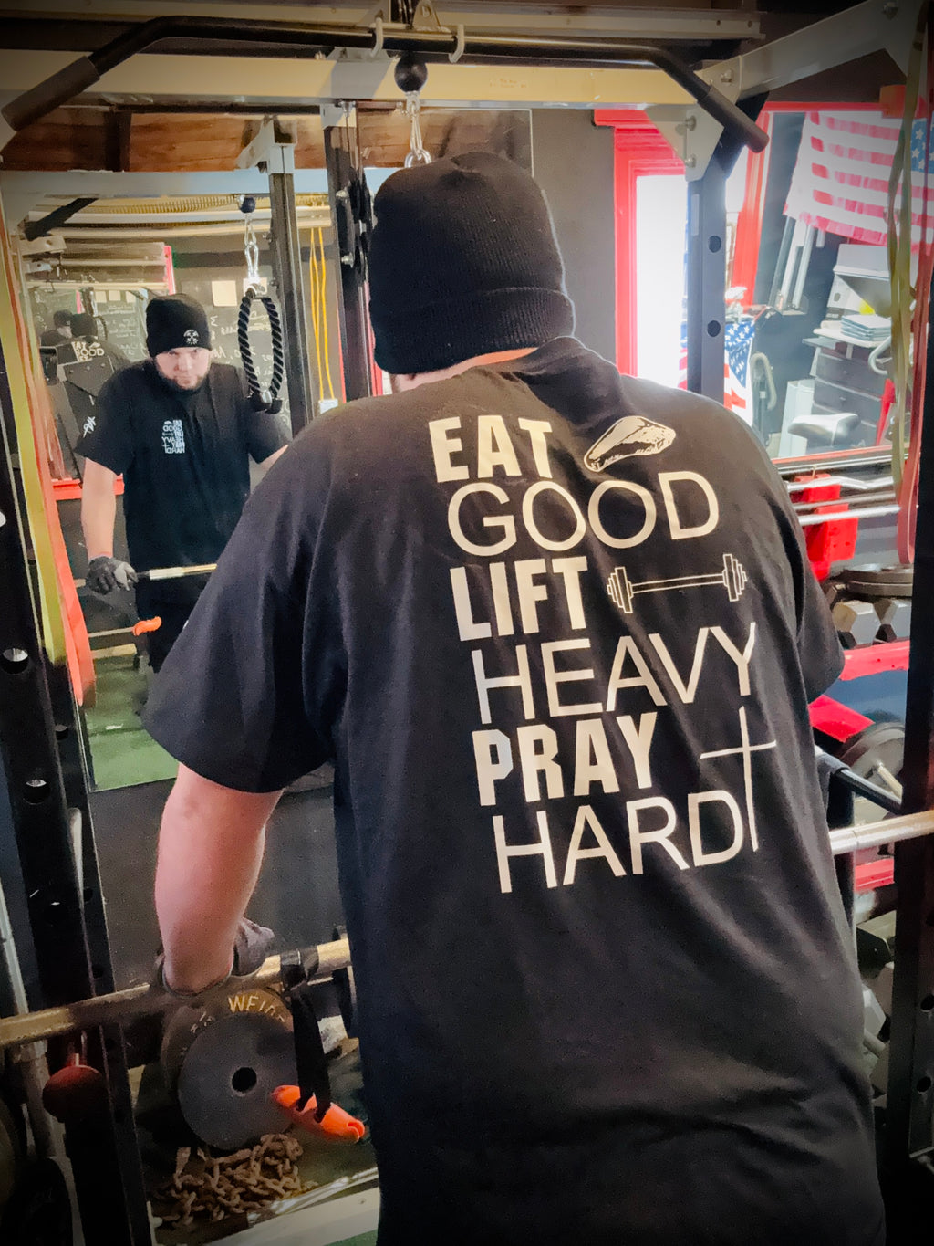 Eat Good Lift Heavy Pray Hard Dryblend T-Shirt