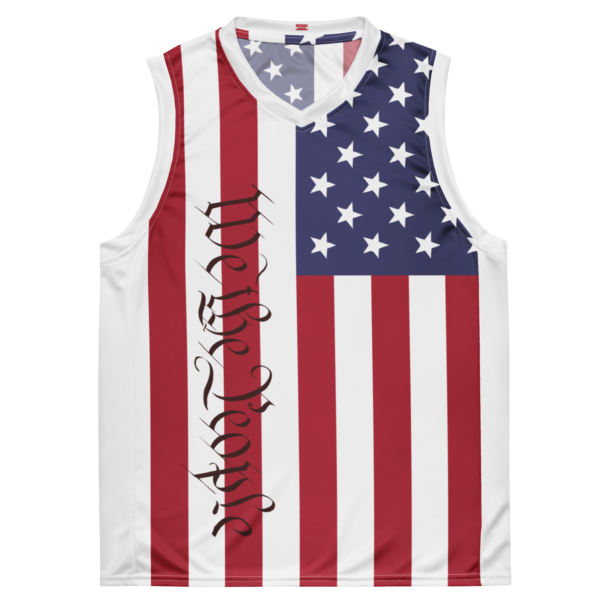 We The People Recycled Unisex Basketball Jersey