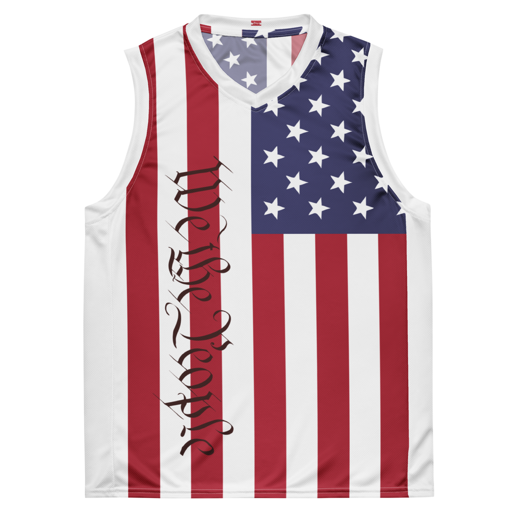 We The People Recycled Unisex Basketball Jersey