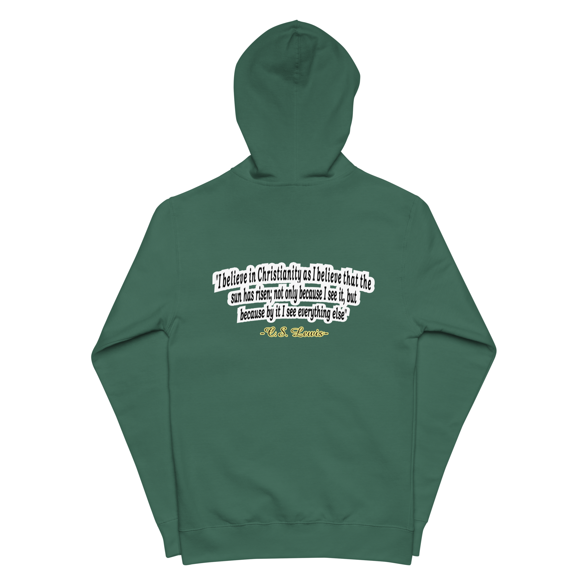 Men of God - C.S. Lewis Zip Up Hoodie