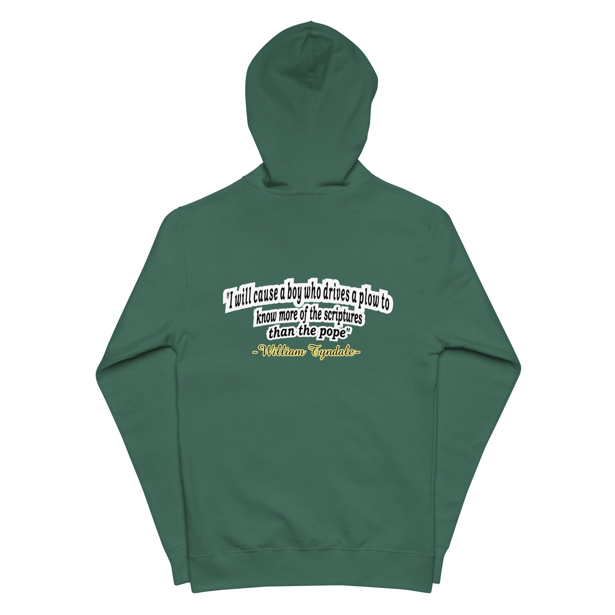 Men of God - William Tyndale Zip Up Hoodie
