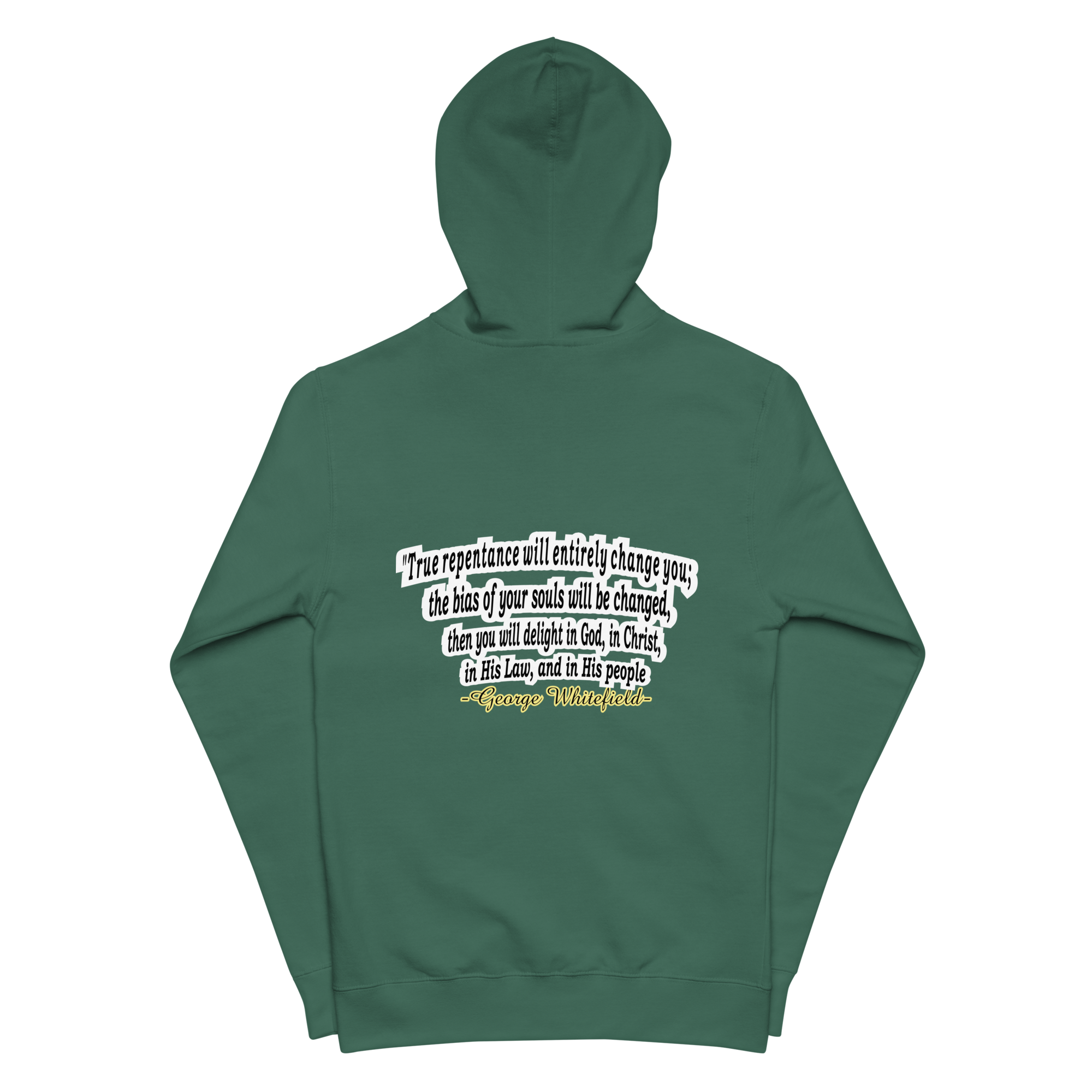 Men of God - George Whitefield Zip Up Hoodie
