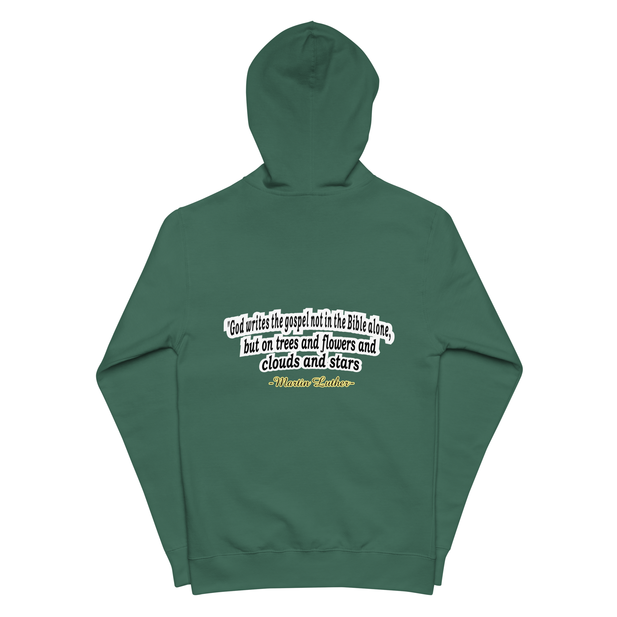 Men of God  - Martin Luther Zip Up Hoodie