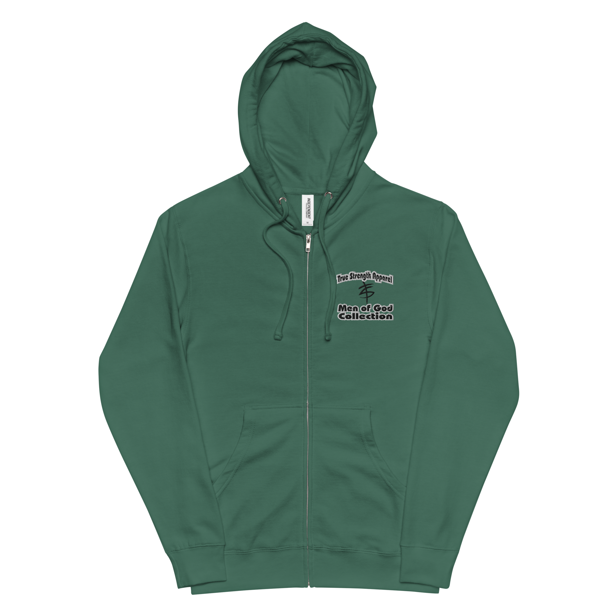 Men of God - Booker T. Washington Zip Up Hoodie