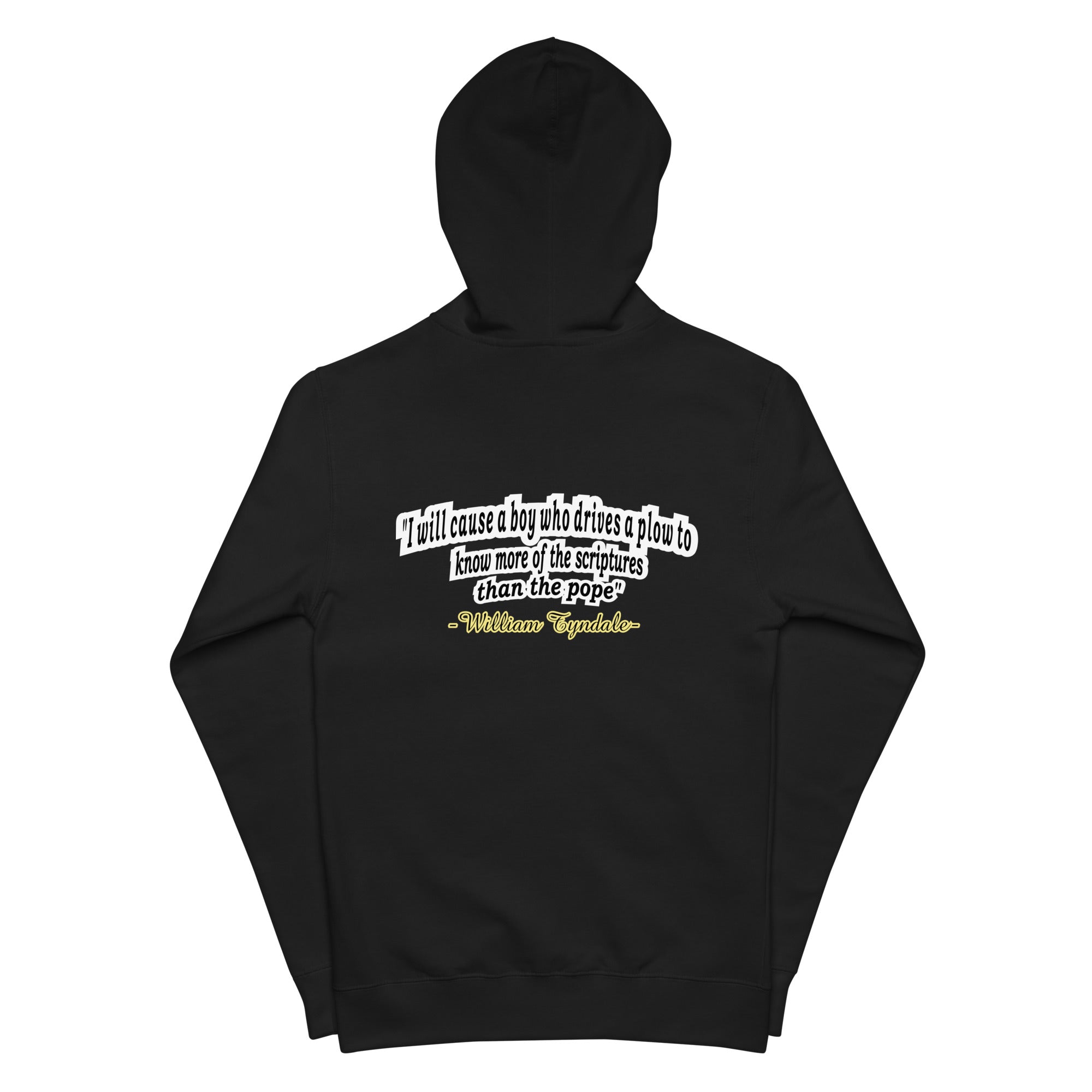 Men of God - William Tyndale Zip Up Hoodie