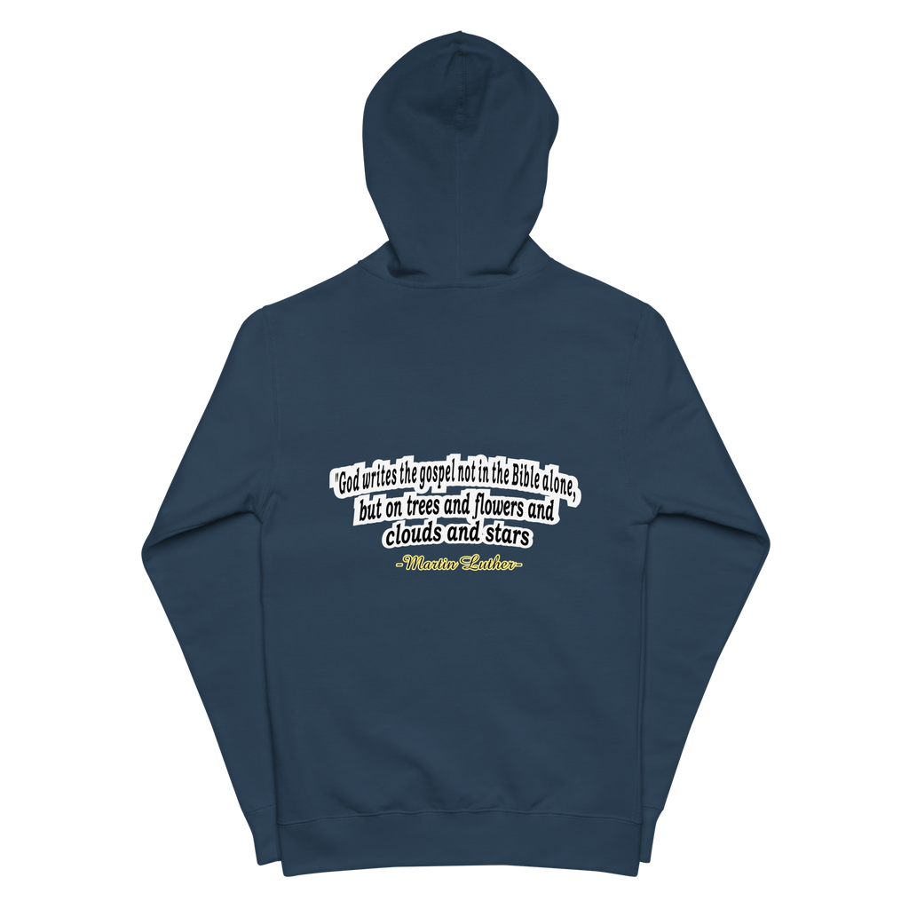 Men of God  - Martin Luther Zip Up Hoodie