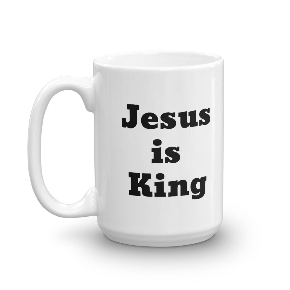 Jesus is King Mug