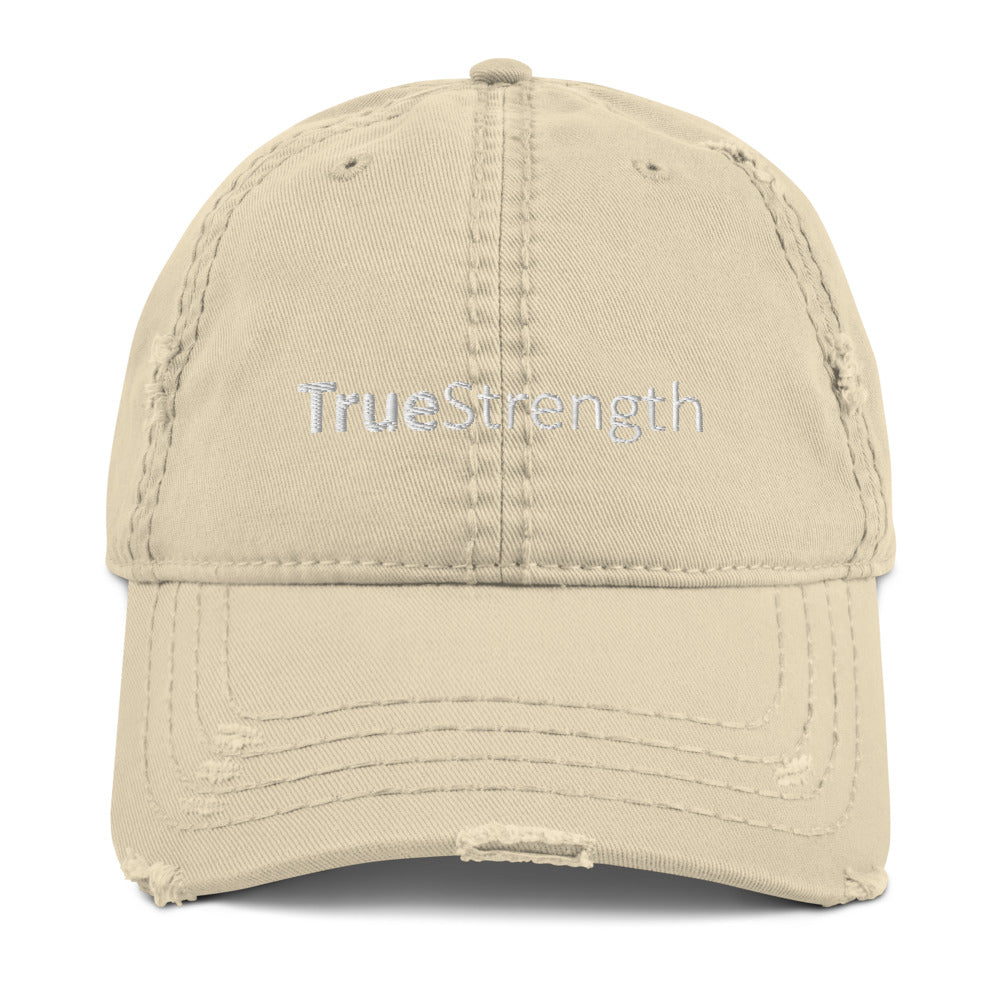 Bold and Light Distressed Dad Hat